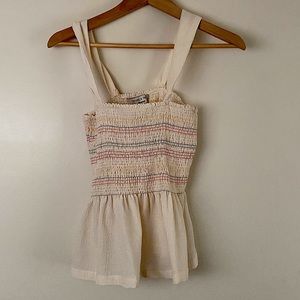 Madewell ruched tank top!